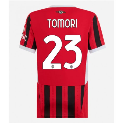 Fotbalové Dres AC Milan Fikayo Tomori #23 Dámské Domácí 2024-25 Krátký Rukáv